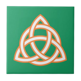 Irish Trinity Knot Triquetra Celtic Patricks Day Fliese