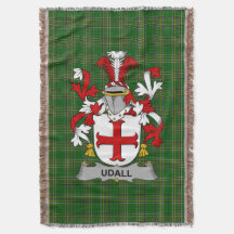 Irish Udall Coat of Arms Familienwappen Irland