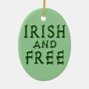 IRISH und KOSTENLOS zum St. Patrick's Day Keramikornament