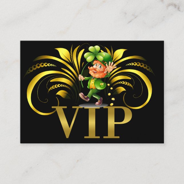 Irish VIP Business Card/Pass/Einladung Visitenkarte (Vorderseite)