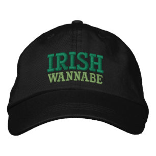 IRISH WANNABE EMBROIDERED BASEBALL CAP BESTICKTE BASEBALLKAPPE
