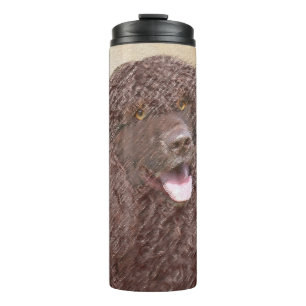 Irish Water Spanainting - Original Dog Art Thermosbecher
