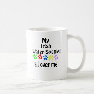 Irish Water Spanel Walks Design Tasse