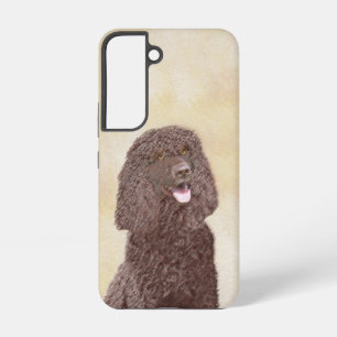 Irish Water Spaniel Malerei - Originale Hunde Kuns Samsung Galaxy Hülle
