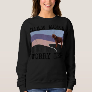 Irish Water Spaniel Wanderung mehr Besorgnis wenig Sweatshirt
