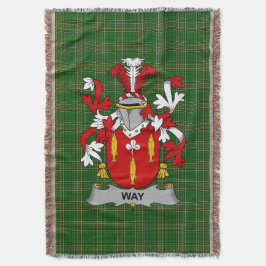 Irish Way Coat of Arms Familienwappen Irland Decke