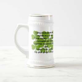 Irish Wedding Blessing Stein Bierglas