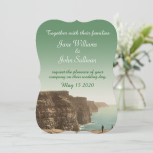 Irish Wedding Invitations Cliffs of Moher Einladung