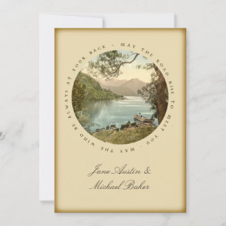 Irish Wedding Lake in Kerry Irland und Segen Einladung