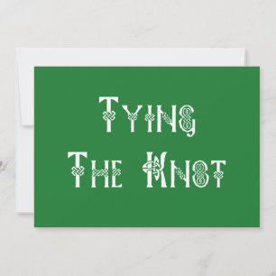 Irish Wedding The Knot Einladung