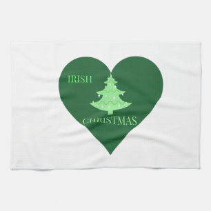 Irish Weihnachten Geschirrtuch