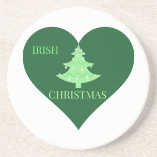 Irish Weihnachten Sandstein Untersetzer