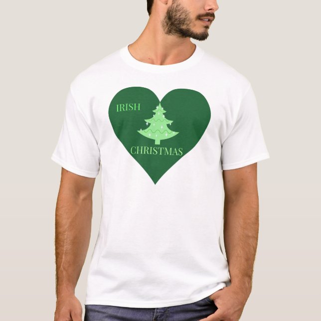 Irish Weihnachten T-Shirt (Vorderseite)