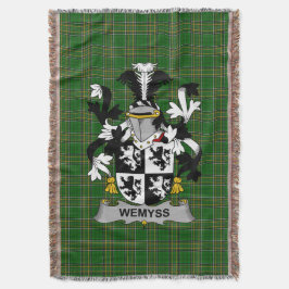 Irish Wemyss Coat of Arms Familienwappen Irland Decke