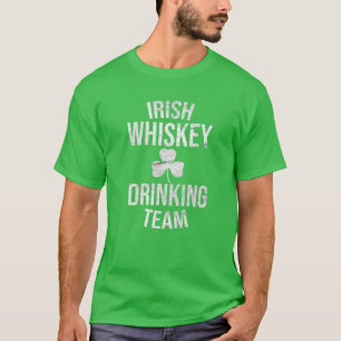 Irish Whiskey Drink Team St Patricks Day Funny T-Shirt