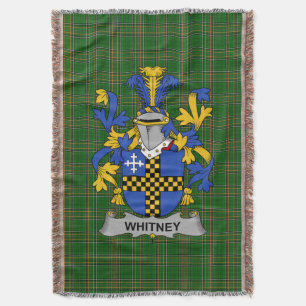 Irish Whitney Coat of Arms Familienwappen Irland Decke