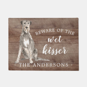 Irish Wolf Hound Dog Personalisiert Door Mat Fußmatte