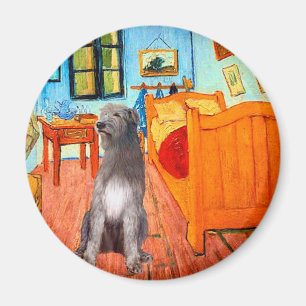 Irish Wolfhound 1 - Saal in Arles Magnet