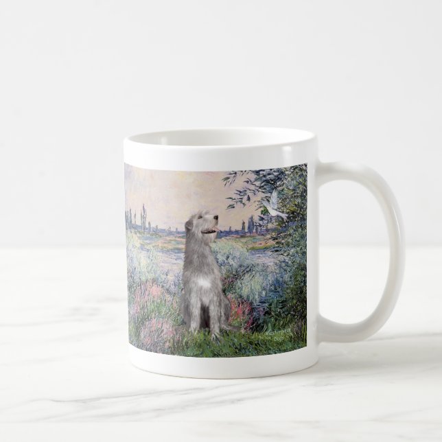Irish Wolfhound 6 - An der Seine Tasse (Rechts)
