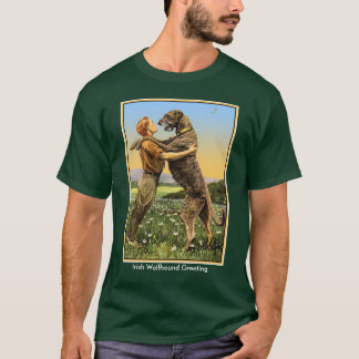 "Irish Wolfhound Begrüßung" T-Shirt