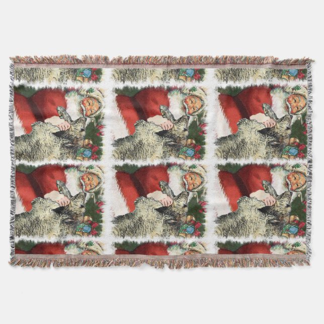 Irish Wolfhound Christmas Decke (Vorderseite)