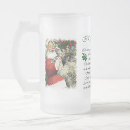 Irish Wolfhound Christmas Geschenke Mattglas Bierglas