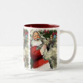 Irish Wolfhound Christmas Geschenke Zweifarbige Tasse