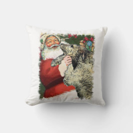 Irish Wolfhound Christmas Kissen