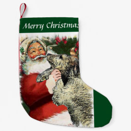 Irish Wolfhound Christmas Kleiner Weihnachtsstrumpf