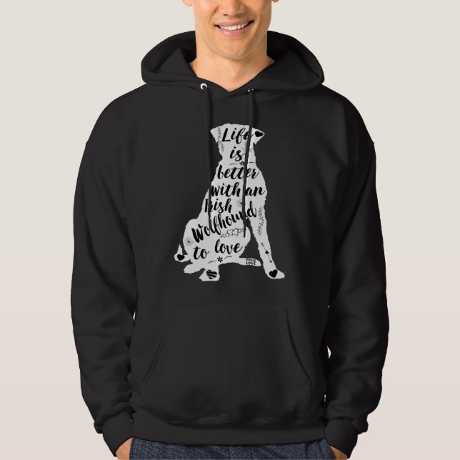 Irish Wolfhound Dog for Irish Wolfhound Dog Hoodie (Vorderseite)