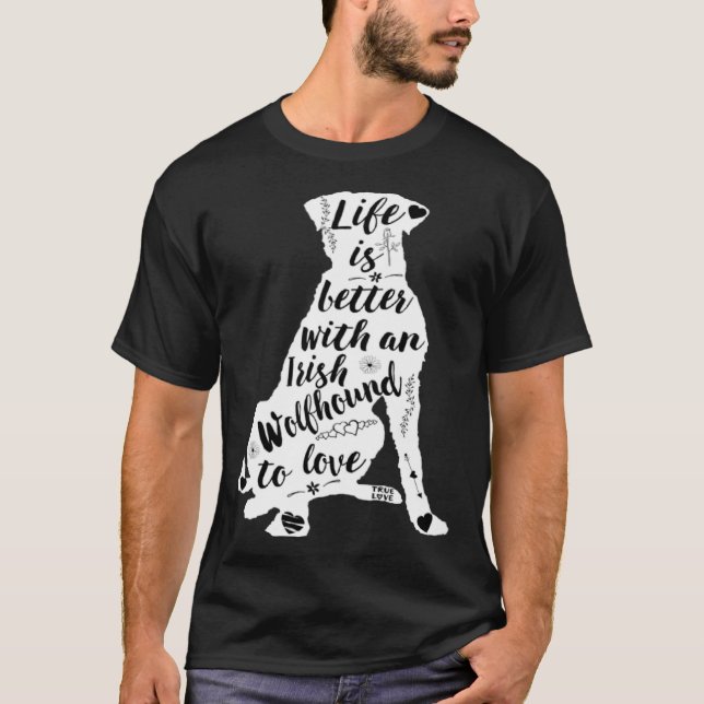 Irish Wolfhound Dog for Irish Wolfhound Dog T-Shirt (Vorderseite)