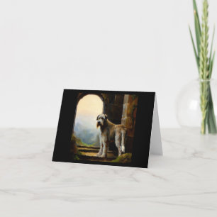 Irish Wolfhound Dog Karte
