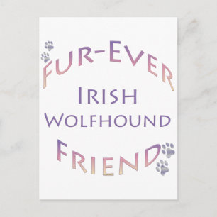 Irish Wolfhound Furever Postkarte