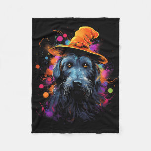 Irish Wolfhound Halloween Dog Pet Dog Fleecedecke
