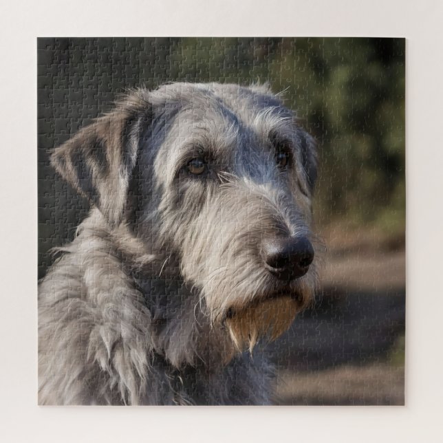 Irish Wolfhound ich bin nicht erstaunt, Puzzle (Vertikal)