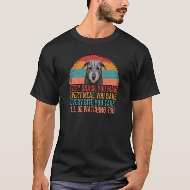 Irish Wolfhound jeden Snack, den Sie machen jedes  T-Shirt (Vorderseite)