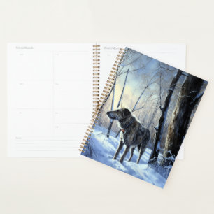 Irish Wolfhound Let It Snow Weihnachten Planer