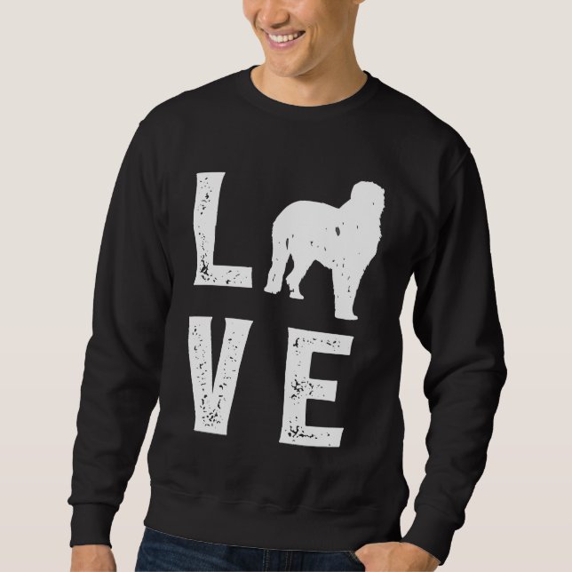 Irish Wolfhound Love Sweatshirt (Vorderseite)