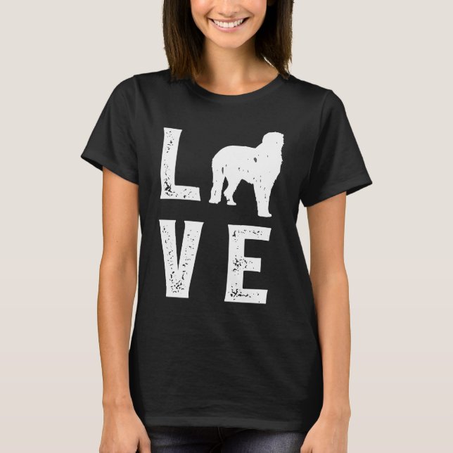Irish Wolfhound Love T-Shirt (Vorderseite)