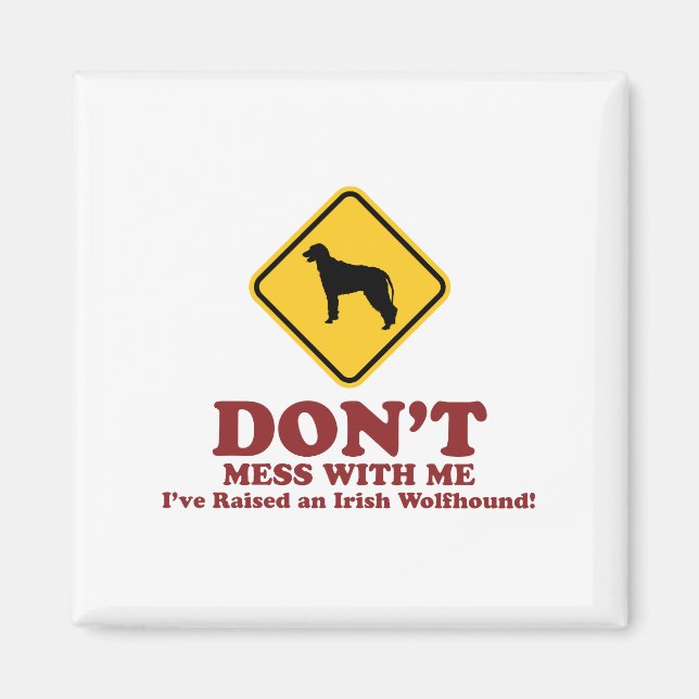 Irish Wolfhound Magnet (Vorne)