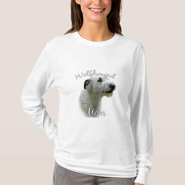 Irish Wolfhound Mama 2 T-Shirt (Vorderseite)