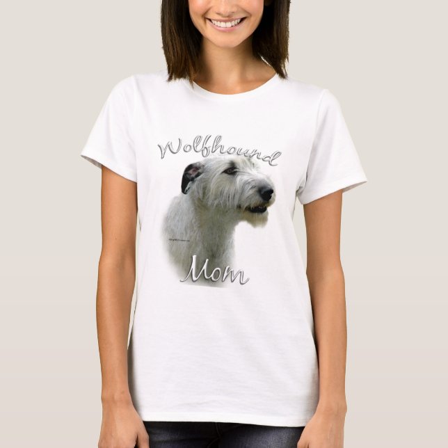 Irish Wolfhound Mama 2 T-Shirt (Vorderseite)