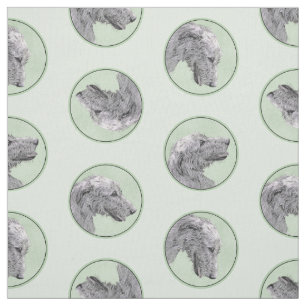 Irish Wolfhound Painting Gray Original Dog Art Stoff