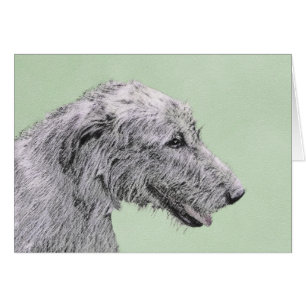 Irish Wolfhound Painting - Niedliche Original Dog