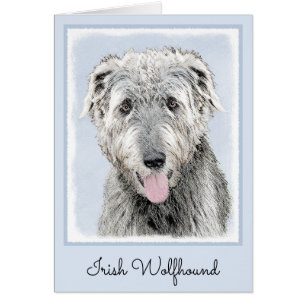 Irish Wolfhound Painting - Niedliche Original Dog 