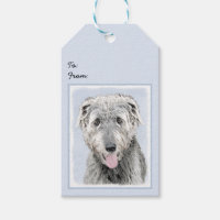 Irish Wolfhound Painting - Niedliche Original Dog