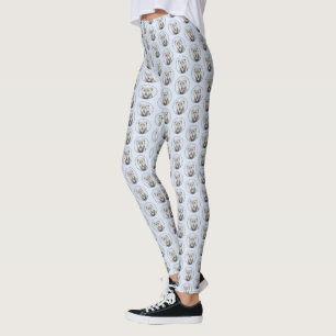 Irish Wolfhound Painting - Niedliche Original Dog Leggings