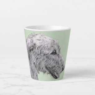 Irish Wolfhound Painting - Niedliche Original Dog Milchtasse