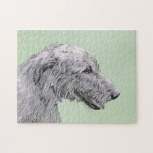 Irish Wolfhound Painting - Niedliche Original Dog  Puzzle