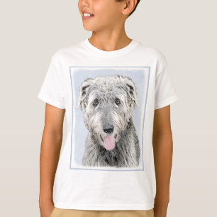 Irish Wolfhound Painting - Niedliche Original Dog  T-Shirt
